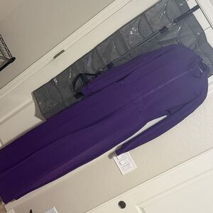 Prissy Duck Tall Wide leg Purple Women's Jumpsuit